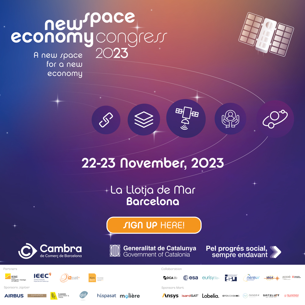 If you work in the space sector or are interested in it, don't miss the #NewSpace23 Congress in  Barcelona! 

Participate in the most international edition of the event and meet other businesses with the same  interests as you! 

Know more 👇newspacecongress.cat/en/