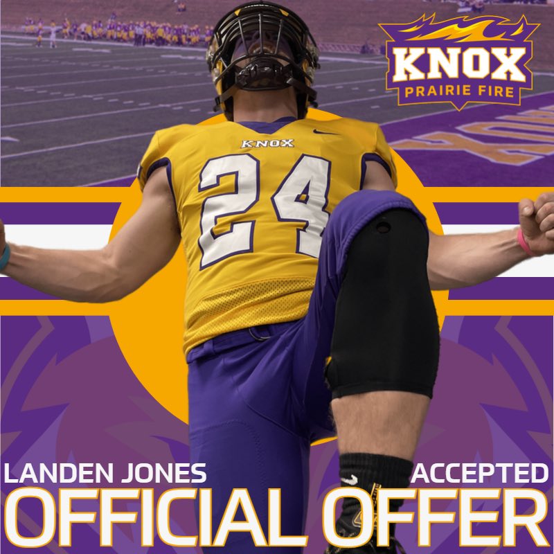 #AGTG After a great conversation with <a href="/CoachHipp34/">Cody Hipp</a>, I’m blessed to receive an offer from Knox College! 
@MCAFBRecruits 
@JamesWheelerMCA 
<a href="/CoachWhitsett/">Coach Whitsett</a>
