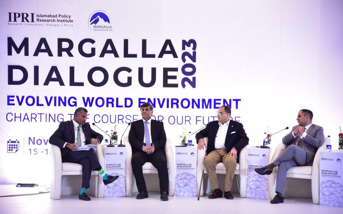 Gohar_Ejaz1's tweet photo. Reflecting on Pakistan's economic trajectory at Margalla Dialogue(@MargallaDialog) here are my insights:  

- Robust GDP growth between 1998-2008, marking a peak in economic vitality.

- Challenges in the export industry, with the textile sector facing fierce competition from India, Bangladesh, and Vietnam.

- Concerning trends in total exports, which capped at 27 billion$ last year.

- The untapped potential of Pakistan's copper industry, which is currently undervalued at less than a billion dollars.

- The need to nurture industry growth and establish robust brands for export.

- The emergence of the IT sector as a contemporary strength and a promising way forward for Pakistan's economy.

- It is natural to desire a portion of the pie, but we must not forget about the cake - Pakistan. To truly seize the opportunities available, it is crucial to have unwavering belief in the untapped potential of Pakistan.

#PakistanEconomy #MargallaDialogue #ExportChallenges #ITSector #UntappedPotential
#MD23
