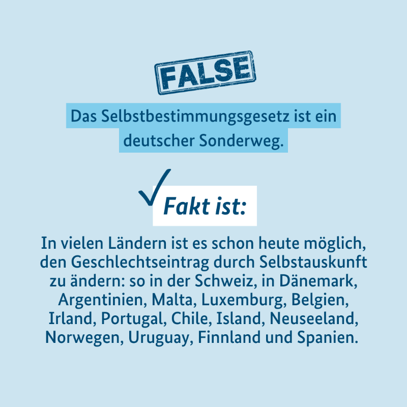 bmjv_bund's tweet photo. Zum #Selbstbestimmungsgesetz sind eine Reihe von #FalseFacts im Umlauf. Wir klären auf. "Mit der Kraft des guten Arguments lassen sich die Vorbehalte entkräften, die manche noch gegen das Selbstbestimmungsgesetz hegen", so BM @MarcoBuschmann zur 1. Lesung heute im Bundestag.