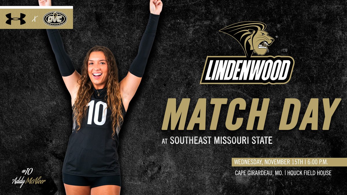 LU_Lions's tweet photo. Last regular season matches for @LindenwoodWVB at Southeast Missouri State🦁🏐🦁

The Lions will take on the Redhawks on Wednesday for the first of two matches before the OVC Championships‼️

📊|https://t.co/9EKdzT7pTW

#NewLevel // #OVCit https://t.co/xRbPEvT79f