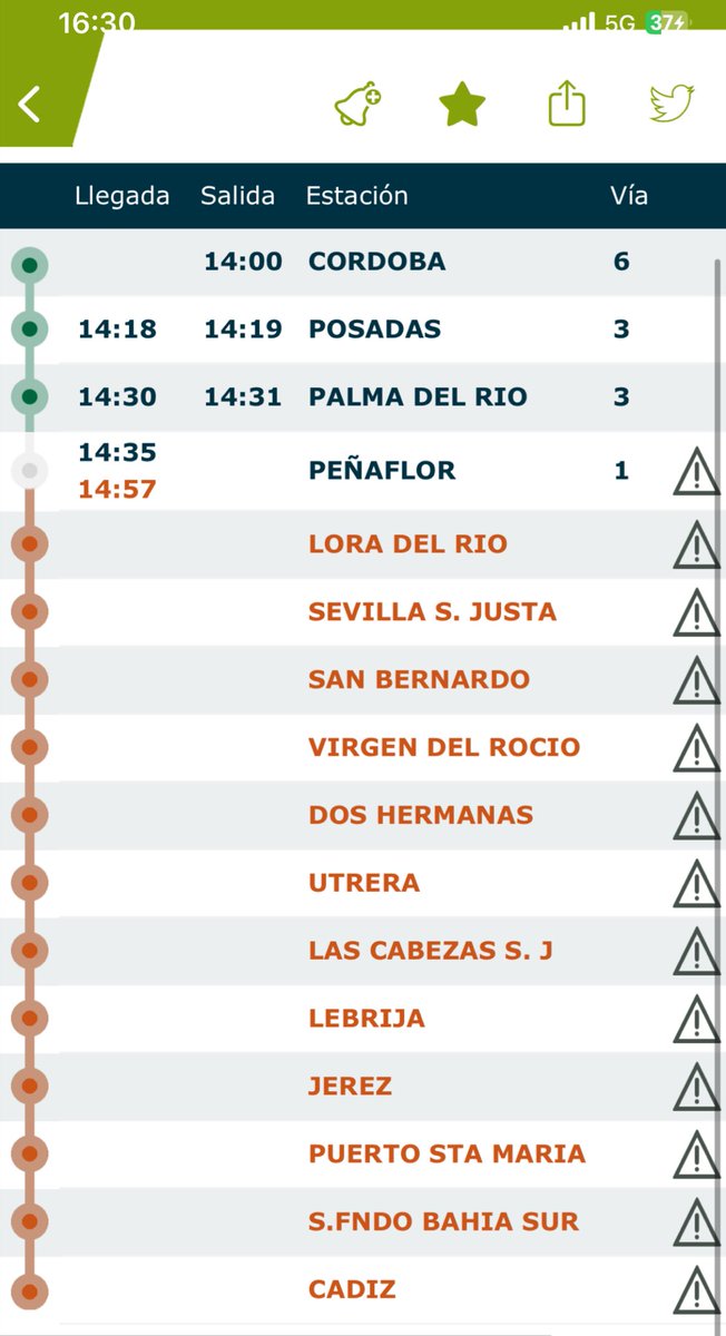 javiergil76's tweet photo. Que hable @sanchezcastejon de servicios públicos, transporte público, reducir la dependencia del transporte privado, reducir emisiones contaminantes… cuando viajar en media distancia de @Renfe se convierte cada día en una odisea… es tocar los… https://t.co/jV4zd3oFNw