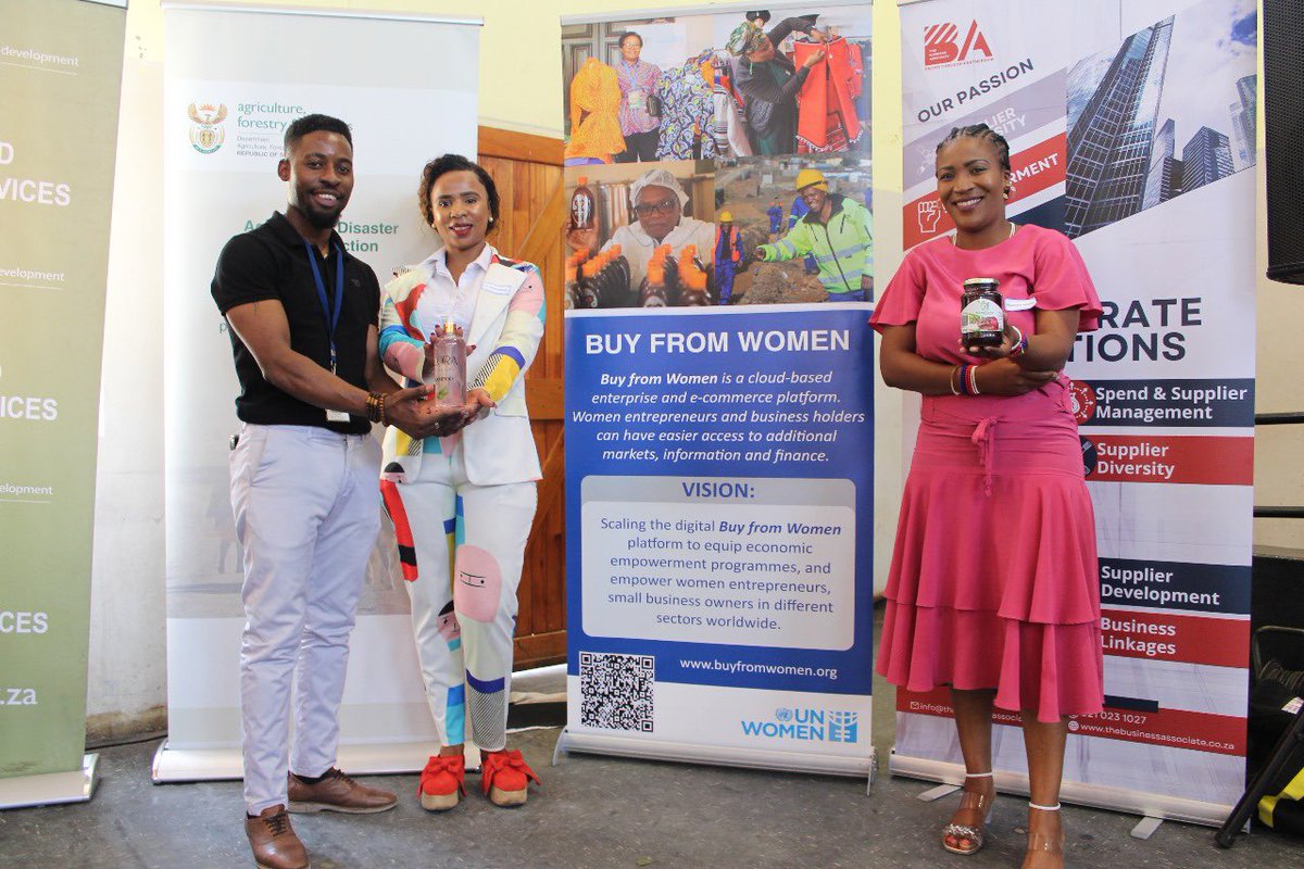unwomenSA's tweet photo. Over the next 10 months, these entrepreneurs will receive targeted solutions for their businesses, addressing challenges such as access to agricultural markets, financing, and business expansion. #WomenEmpowerment #MACWE https://t.co/bk7s63TaSx