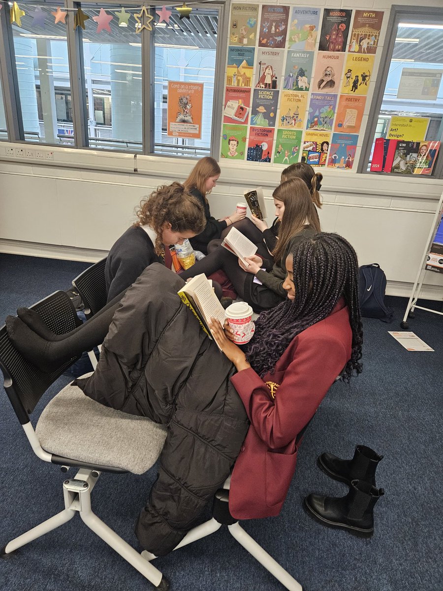 LibraryStMags's tweet photo. Our @ReadforGoodUK #Readathon is well underway @StMargaretsAcad So delighted with how many pupils have signed up and are celebrating their love of reading while raising money for such an amazing cause #SchoolLibrary #LoveReading #BookWeekScotland https://t.co/Xy588JDNSt
