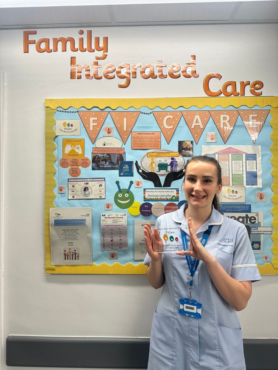 Congratulations to <a href="/MFTnhs/">MFT NHS</a> Wythenshawe neonatal unit on achieving a green rating in your #ficare reaccreditation. A thoroughly deserved 💚 it’s great to see all the work you are doing to improve the baby and families journey ☺️