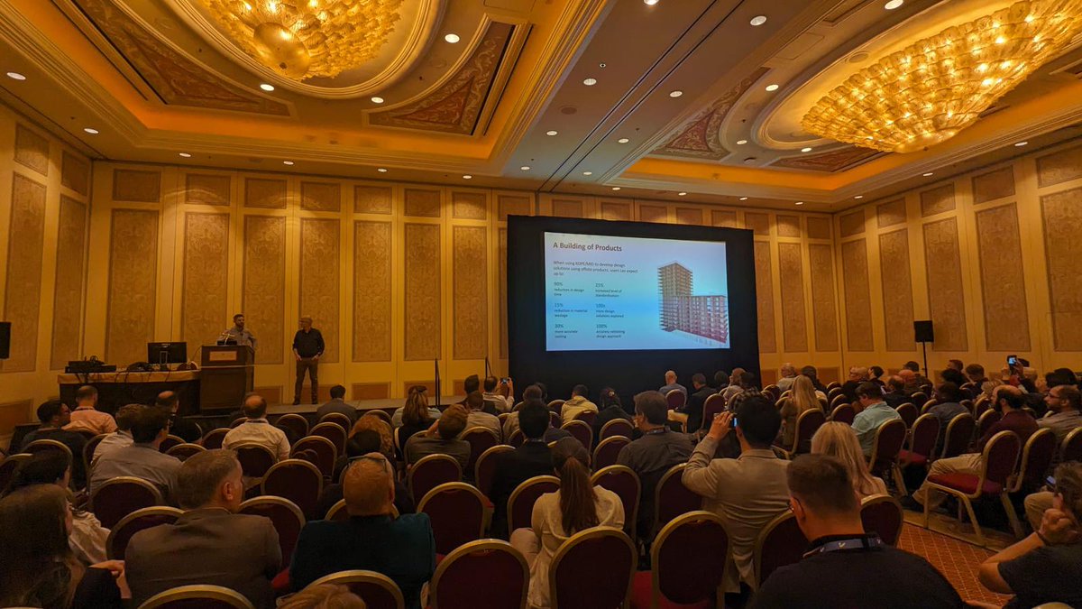 Great to be back at <a href="/autodesku/">Autodesk University</a> this year. Had a great turn out for my talk yesterday, and some great feedback on the work we are doing at <a href="/KOPEai/">KOPE</a> with the MID team from <a href="/autodesk/">Autodesk</a>