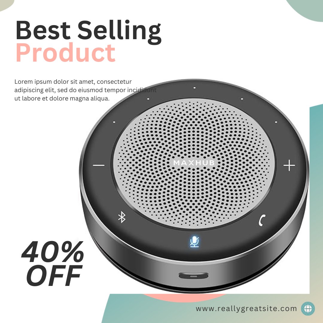 RComputer83300's tweet image. Best quality
100% guaranteed
Order now ,,,
amzn.to/3MLG5Dk
Enther&amp;amp;MAXHUB Bluetooth Speakerphone,USB Conference Speaker with 6 Microphones, Enhanced 360° Voice Pickup and Noise Reduction,16 Ft Pickup Distance,Home Office,Black/Silver