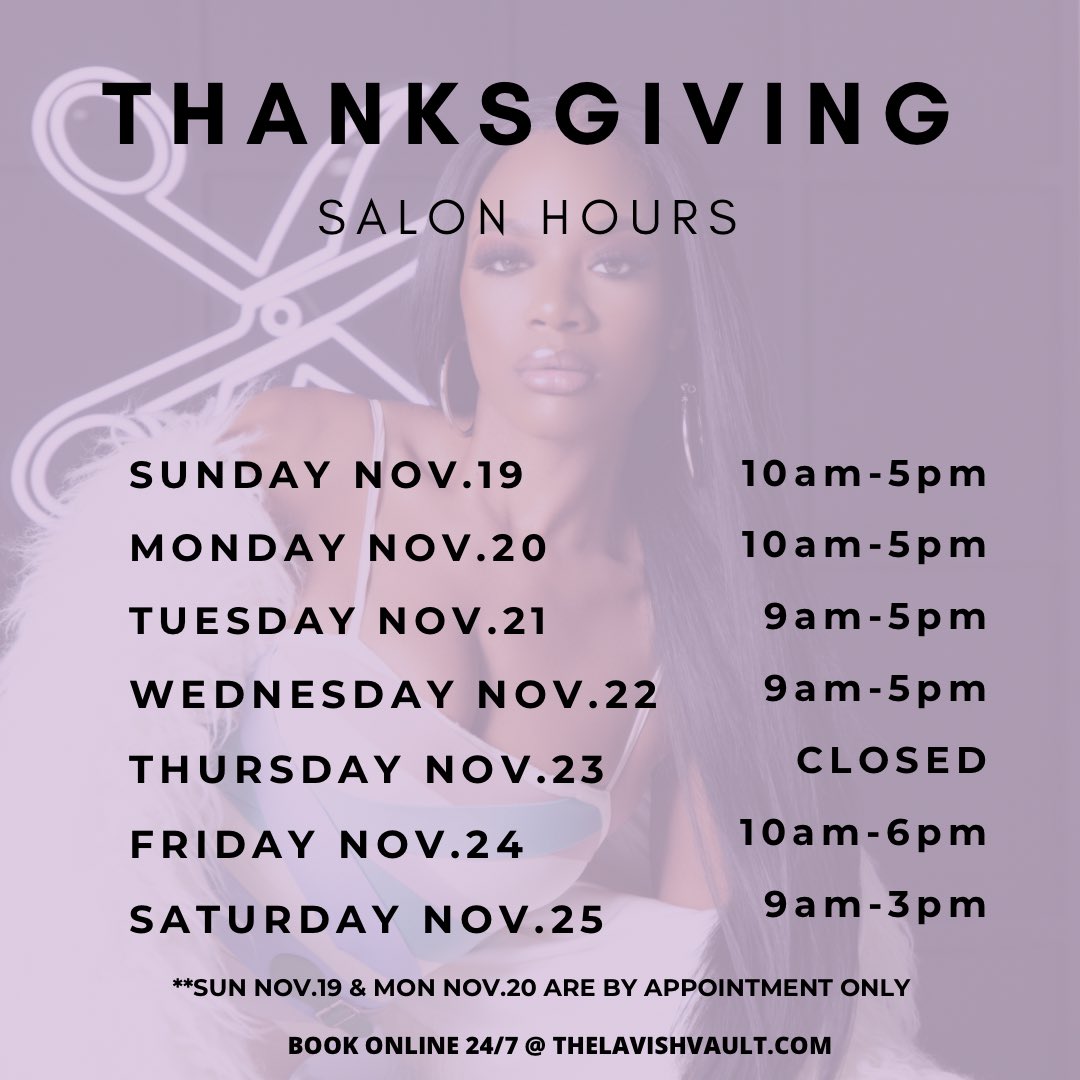 1kariahsalon's tweet photo. Appointments are filling up quickly. Secure your appointment now. https://t.co/w8TYMgQy0p