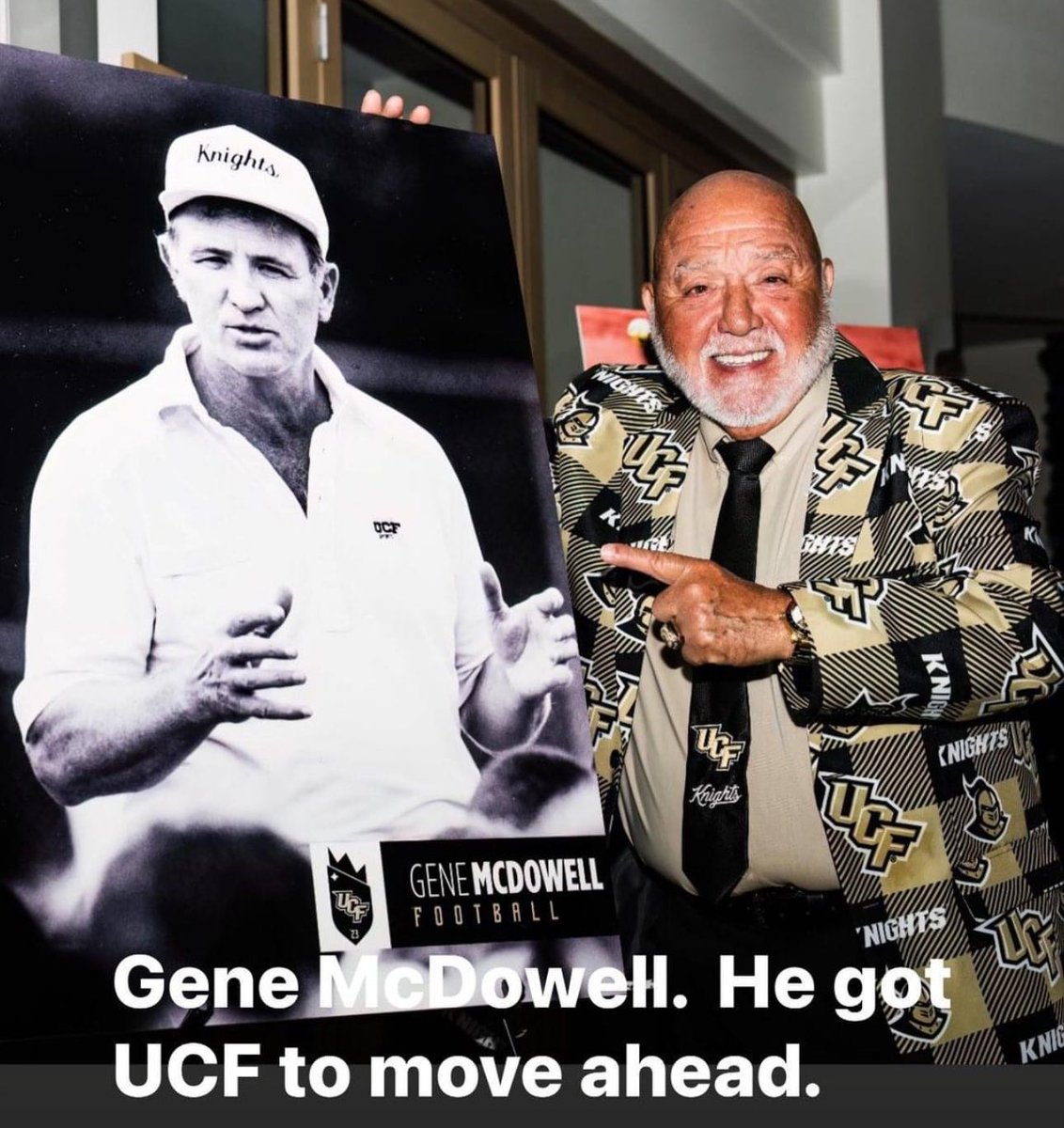 Gene McDowell. My Great Friend. He Got UCF to move ahead.