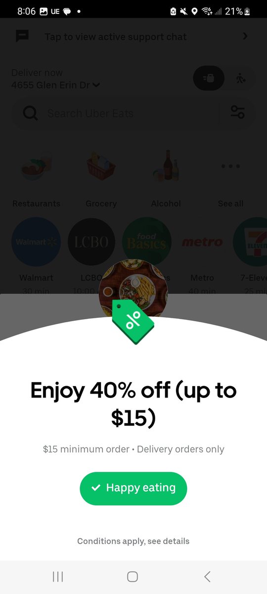 xMicrosoftx's tweet photo. @UberEats scams their customers when they are having issues with a promo by telling them to place an order WITHOUT the promo code and then after its been placed they say that the code has to be applied BEFORE you place the order. 

Their customer service is rubbish too. https://t.co/mkzCCkCD1U