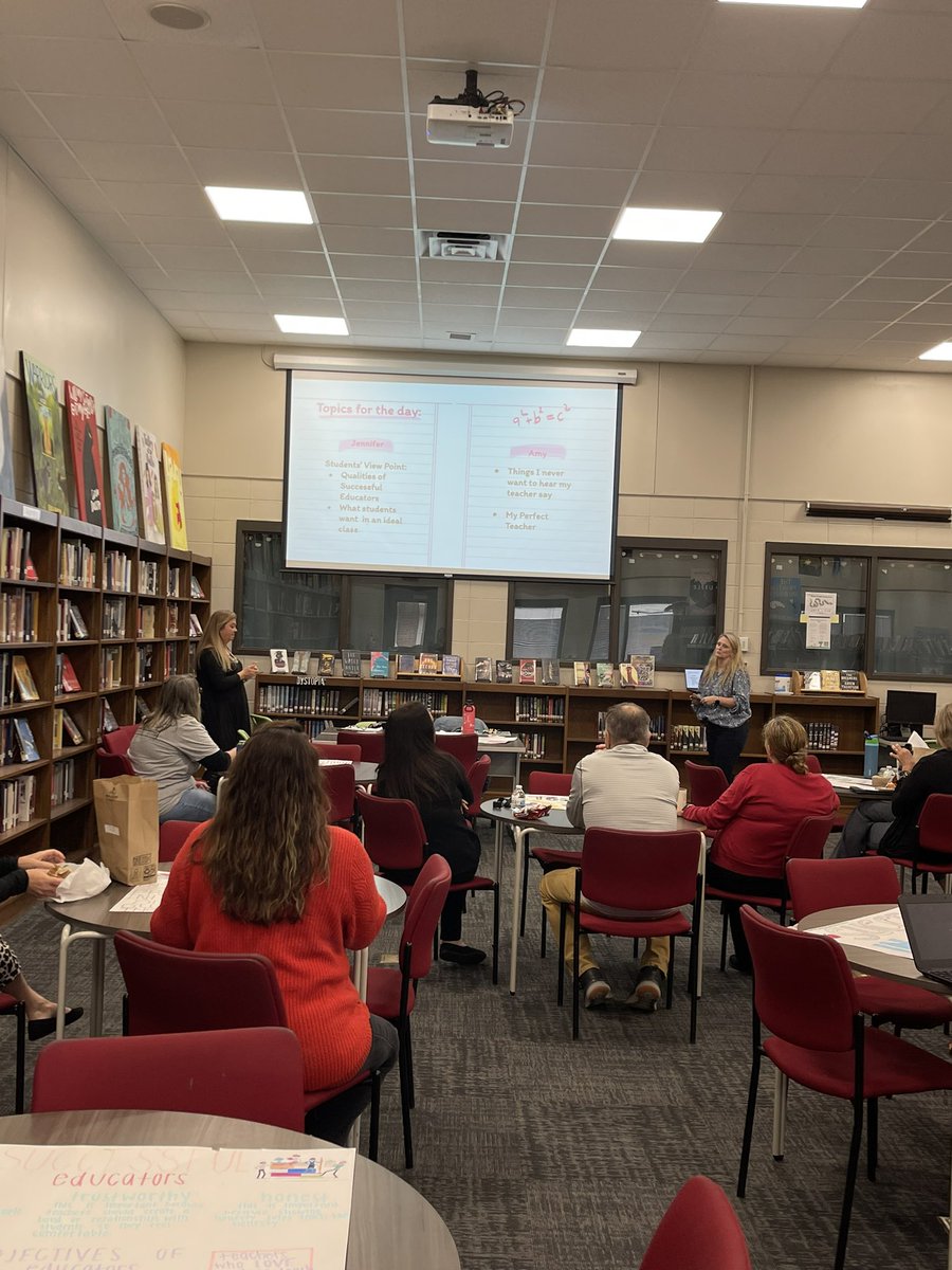 <a href="/RichmondHill_HS/">Richmond Hill High</a> teachers are hearing from veteran ECE teachers <a href="/Amy_LLewis/">Amy L Lewis</a> and Jennifer Lynch about what students think makes the ideal teacher and classroom. #WeAreRH #OurHouse