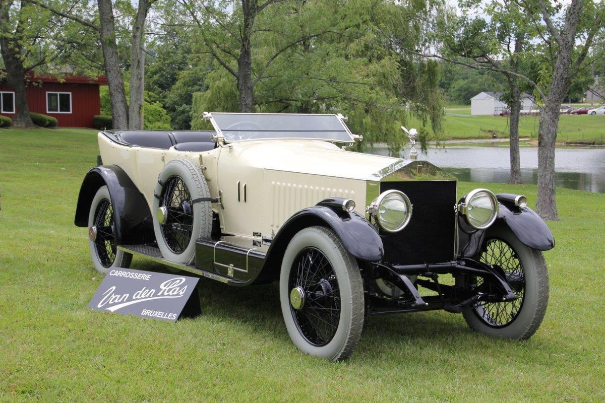 #Rollsroyce  Silver Ghost 1914 on our beaded edge #wirewheels. 2nd at Pebble Beach 2013.
We make all types and sizes of pre war RR wheels
#turrinowheels #prewarcar
#pebblebeachconcours