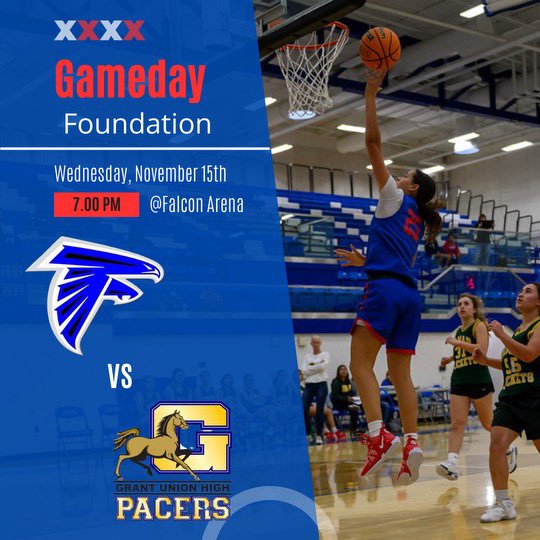 WE BACK!!!! The Lady Falcons host the Grant Pacers tonight in our foundation game at 7pm.  🎀🐦🏀🔵⚪️🔴 #TheLadyFalconsBasketball #WeBack #TheSagaContinues #UsNotThem #WDWTSWATS