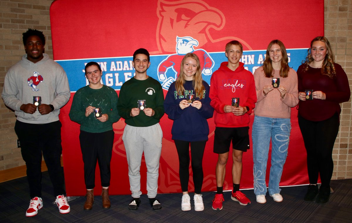 JAEaglesSports's tweet photo. Congratulations to all of our Kiwanis Award winners for Fall Sports!
🏆🏈🏃‍♀️🏃‍♂️⚽️🎾🏐📣🏌️‍♀️⛳️🦅🔴🔵⚪️🏆 https://t.co/qXRt5cNVpl