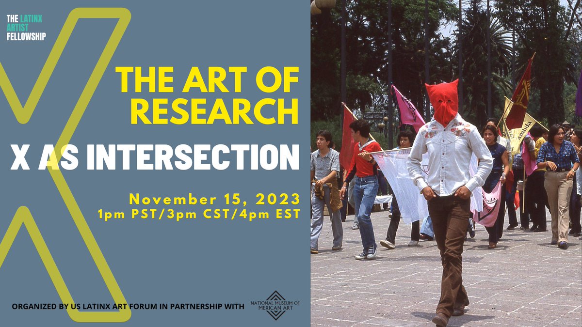 Join us today as Diógenes Ballester, Daisy Quezada Ureña and Diana Solís explore how their artworks retrieve cultural and collective memories, excavate place, identity, survival, and celebration through a research-driven frame. 
RSVP: tinyurl.com/uyyudcmv