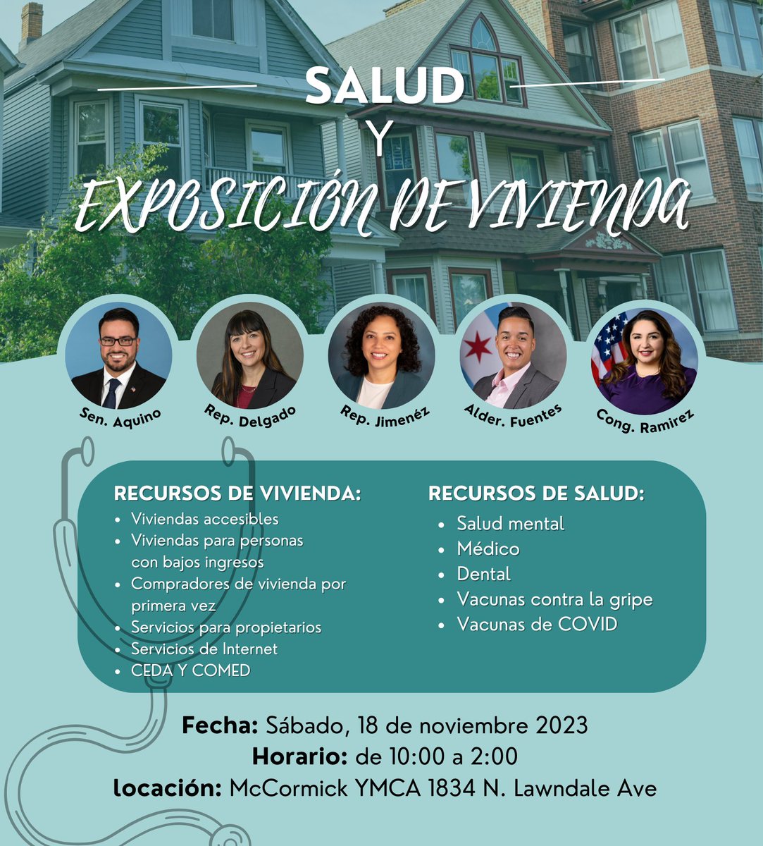 DelgadoRep's tweet image. Attend our upcoming Health and Housing Expo to access resources for affordable housing, first-time homebuyers and landlords, and various health services. While you’re there, you can get your annual flu shot and/or COVID vaccine. I look forward to seeing you on November 18th!