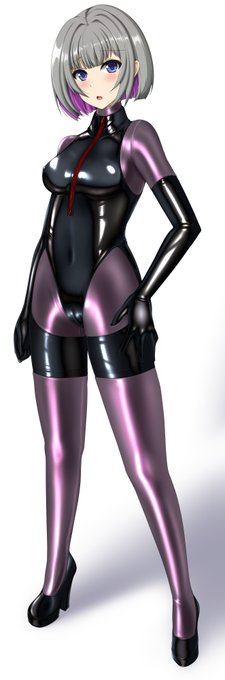 オリジナルぴっちり娘!
ゼンタイの上にREALISEさんのスイムウエアを着させてみました(*'▽`*)
実際はこんな質感してないけど艶々にしてみました 