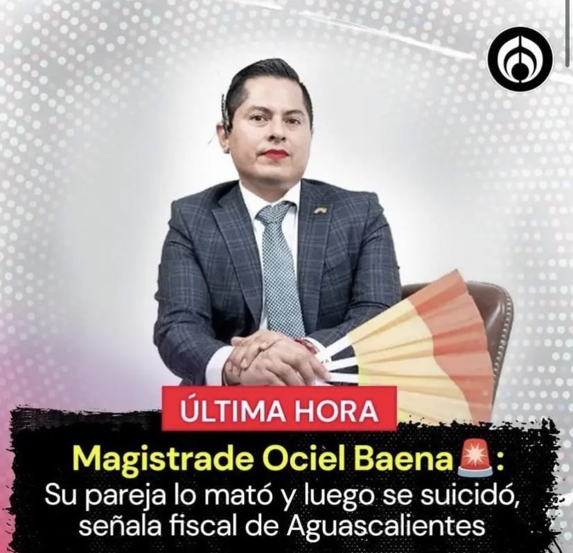 hey_ingridb's tweet photo. Al “magistrade” no lo mató *el odio* lo mató otro homosexual que luego se suicidó. 

Ojalá los progres dejen de romantizar al colectivo lgbt y mejor les inviten a sanar sus heridas yendo a terapia (a las cuales tanto se oponen) https://t.co/KSk9c4HFpY