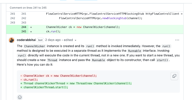 coderabbitai's tweet photo. AI-first pull request reviewer with context-aware feedback, line-by-line code suggestions, and real-time chat.
