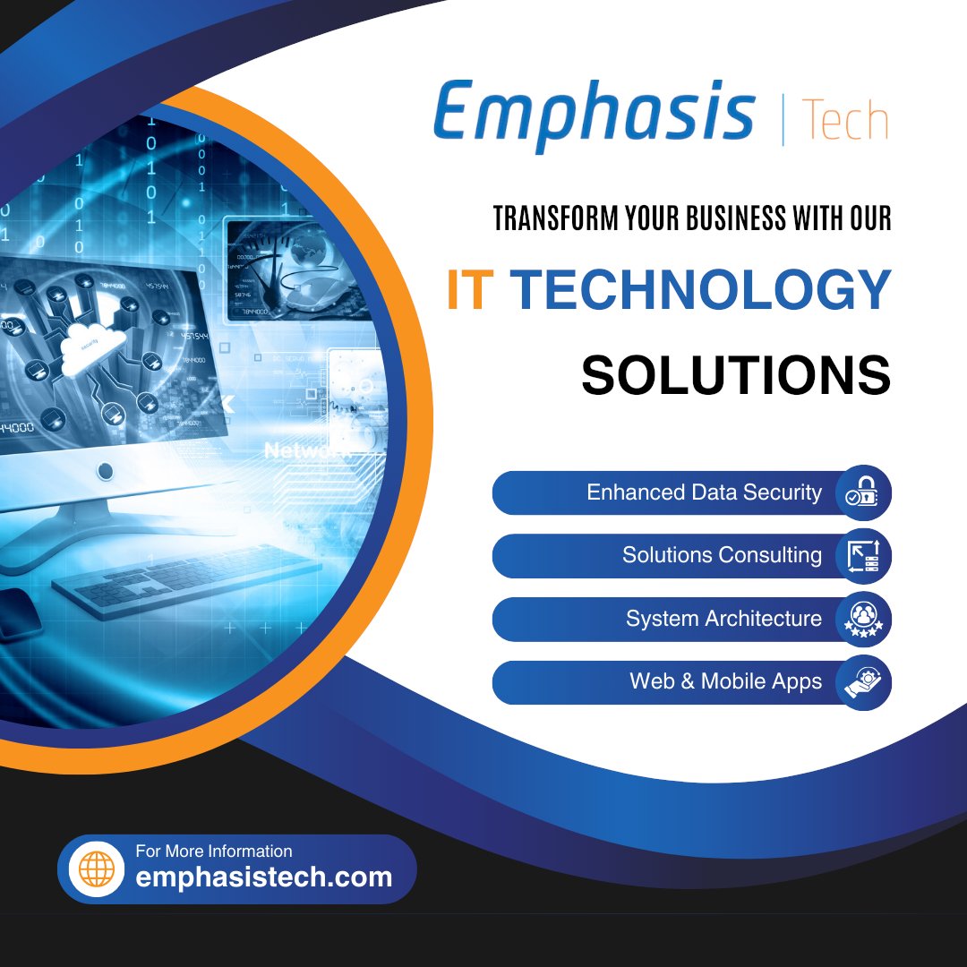 emphasis_tech's tweet image. #emphasistech #ittechnologysolutions #systemarchitecture #unlockyourdata