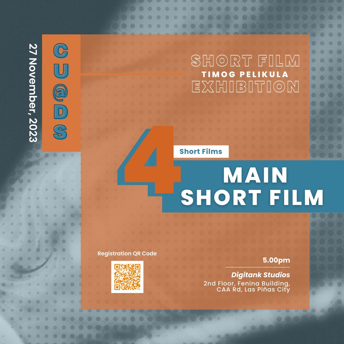timogpelikula's tweet photo. Ito na ang kukompleto ng short film exhibit experience nyo! 4 na short films mula sa mga hinahangaan nating direktor ang inihanda namin para s main short film category! 

Nov 27, 2023 5pm Digitank Studios, Las Piñas City 🔗https://t.co/ZIaIPrqwoi #timogpelikula #shortfilmexhibit https://t.co/srJ4yyFyUh