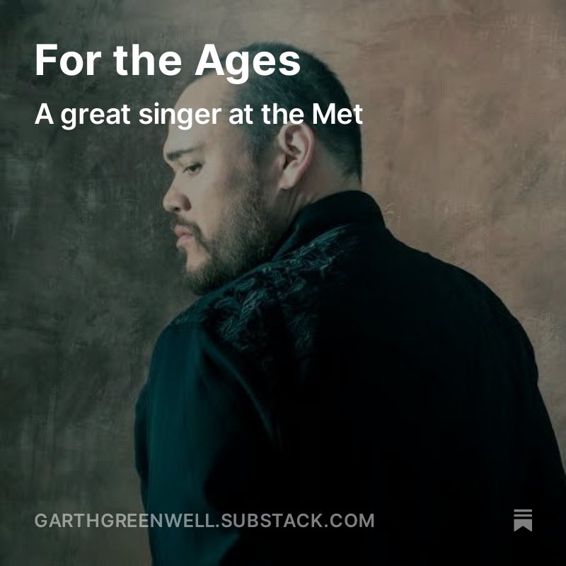 Garth Greenwell (@garthgreenwell) on Twitter photo I wrote about the sublime baritone Quinn Kelsey, currently starring in Verdi’s wacky Un Ballo in Maschera at the Met. Also: Grammy joy, <a href="/RavenLeilani/">Raven Leilani</a>’s beautiful essay about Cleanness, & come join Luis & me this summer at Bread Loaf. Link in profile. I wrote about the sublime baritone Quinn Kelsey, currently starring in Verdi’s wacky Un Ballo in Maschera at the Met. Also: Grammy joy, <a href="/RavenLeilani/">Raven Leilani</a>’s beautiful essay about Cleanness, & come join Luis & me this summer at Bread Loaf. Link in profile.