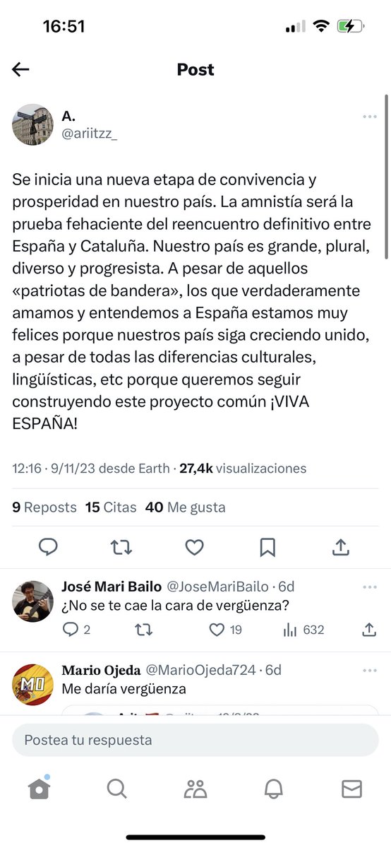jimenagsh's tweet photo. @ariitzz_ “En relación a la amnistía, su constitucionalidad no depende de ti, tampoco de mi, sino del TC. Jamás me atrevería a aseverar algo tan a la ligera” 
Esto fue publicado por ti el día 9 de este mes. Aseverar es según la RAE “afirmar o asegurar lo que se dice”, no sé, dímelo tú https://t.co/8AcjzNvMji