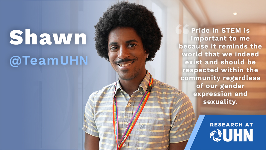 @UHN (2/4) Meet @ShawnHercules, a postdoctoral researcher in the lab of Dr. Rama Khokha (@rmkhokha) @UHN’s @PMResearch_UHN. Learn about Shawn’s research on breast cancer risk and prevention and why #PrideInSTEM is so important for challenging stereotypes. >> uhnresearch.ca/news/shawn-her…