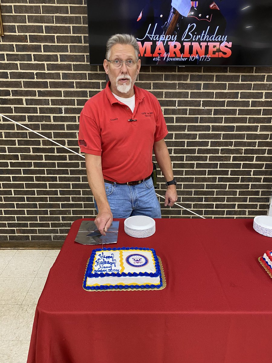 Post6837's tweet photo. Navy and Marine Corps birthday celebrations. https://t.co/OFdPGT4kaA