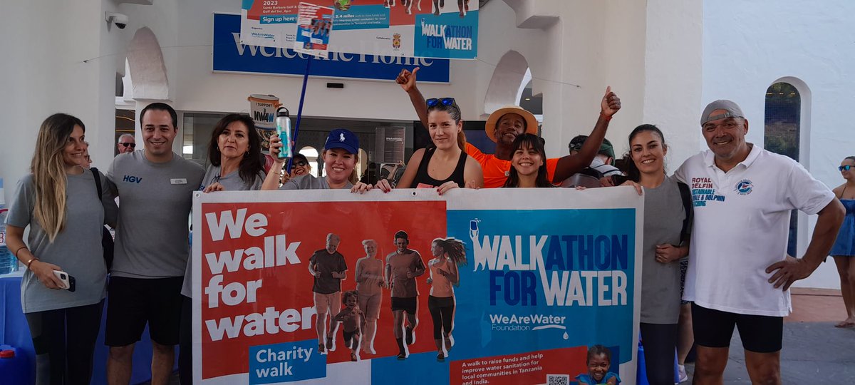 Just few minutes...and our #Walkathon begins...all together for #Tanzania &amp; #India #GoGreen