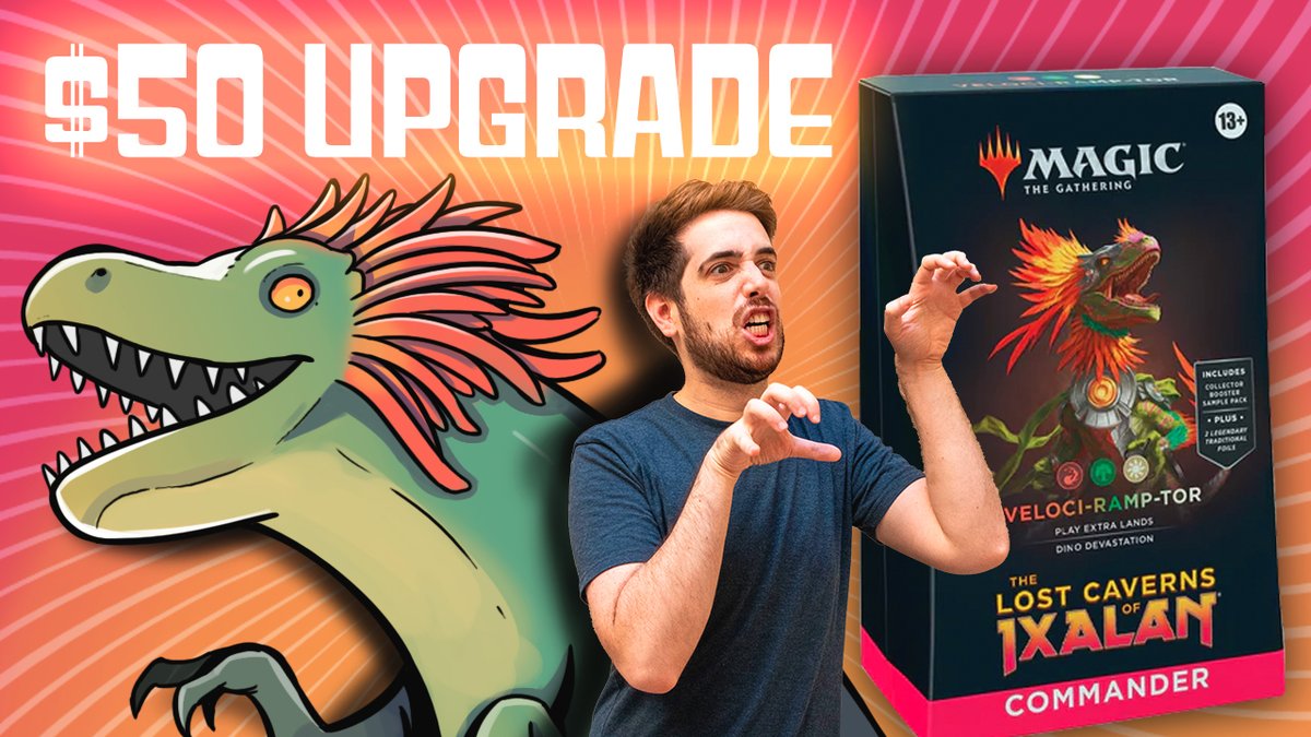 Veloci-Ramp-Tor" Precon Upgrade Guide | Dinosaurs | Lost Caverns of Ixalan  Commander https://t.co/M0ypDE7Szu #mtg #mtgo #edh #commander  #budgetcommander
