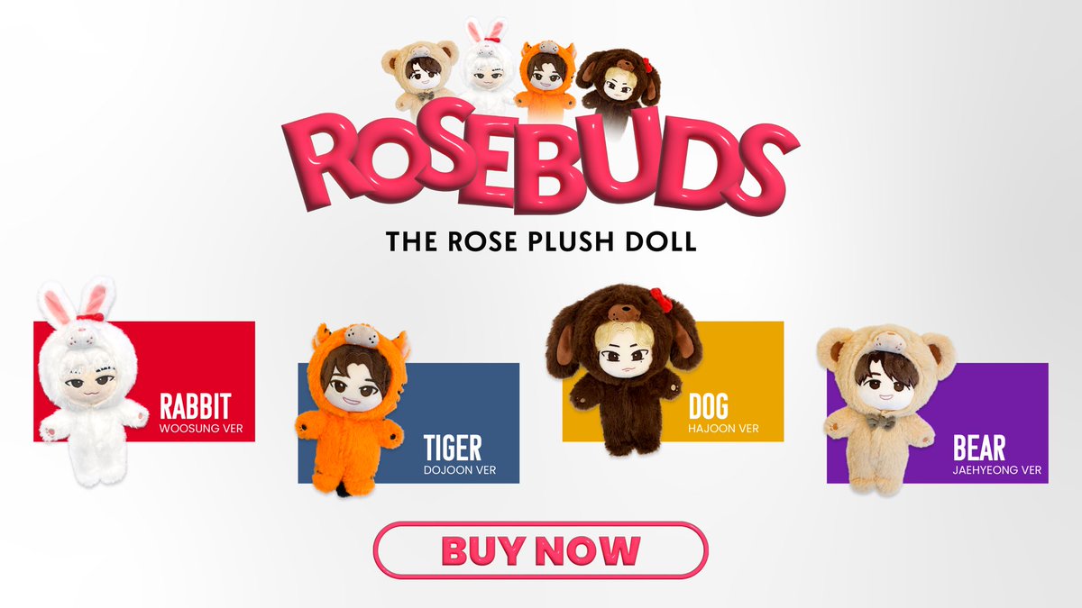 Rosebuds — The Rose Plush Dolls The Rosarium Premium Black Rose Exclusive 🔗 Buy Now: onelink.to/therosarium #TheRose #더로즈