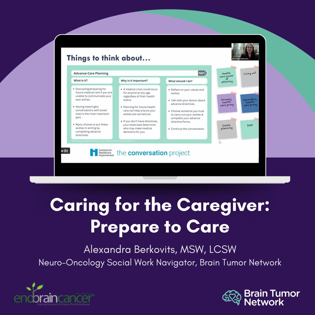 This #FamilyCaregiversMonth BTN wants to help you Prepare to Care. Join BTN Navigator Alex as she discusses tools for preparing for appointments, understanding transitions in care, advance care planning, asking for help, crisis management, and more ow.ly/htw350Q2lUY