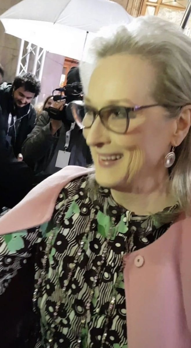 StreepLife's tweet image. Patrick Dempsey and Meryl Streep. That’s all✨