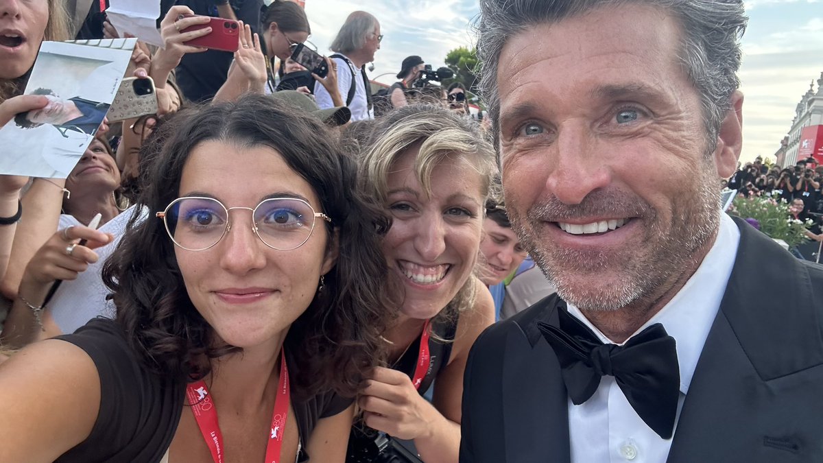 StreepLife's tweet image. Patrick Dempsey and Meryl Streep. That’s all✨