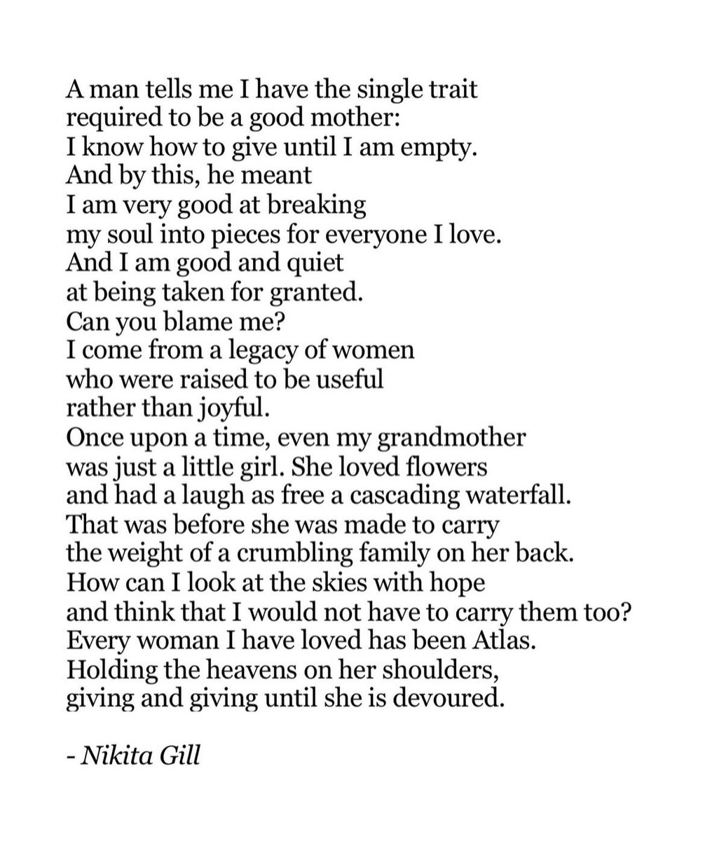How can I look at the skies with hope and think that I would not have to carry them too? @nktgill 🙌🏾