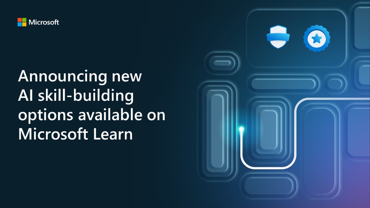 We can *finally* spill the beans. 👀🫘

We're releasing Microsoft Applied Skills credentials for AI and a new #AI certification. Talk about exciting! ✨

Here's what you need to know: msft.it/6012i88pu #LearnMicrosoftAI