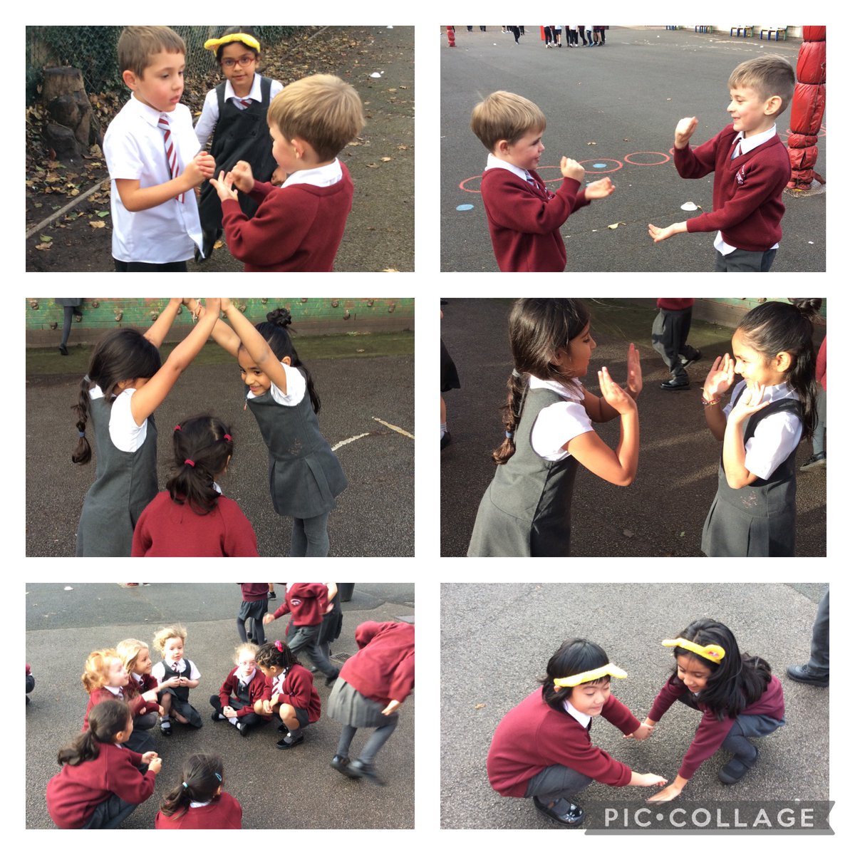TyntesfieldZA's tweet photo. We were history detectives today looking at how children played in the past. We looked at Children's Games by Pieter Brueghel and then made our own modern day version. How many games can you see? https://t.co/iaFaeoy3Fm