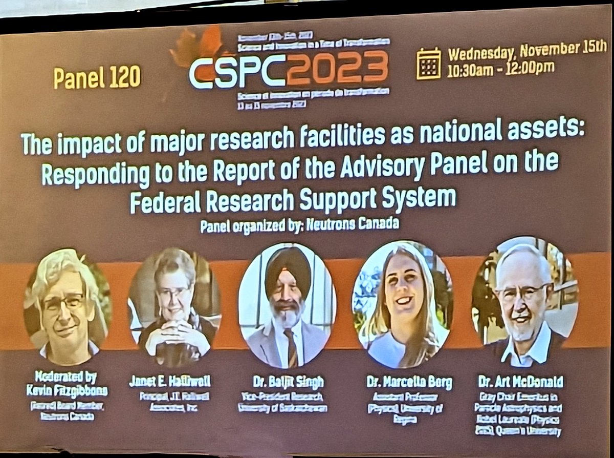 glenpyle's tweet image. Canada needs significant new investments in scientific infrastructure &amp;amp; this must be accompanied with a similar increase in funding to researchers. Building infrastructure without supporting people makes no sense.

Dr Art McDonald, 2015 Nobel Prize in Physics

#CSPC2023