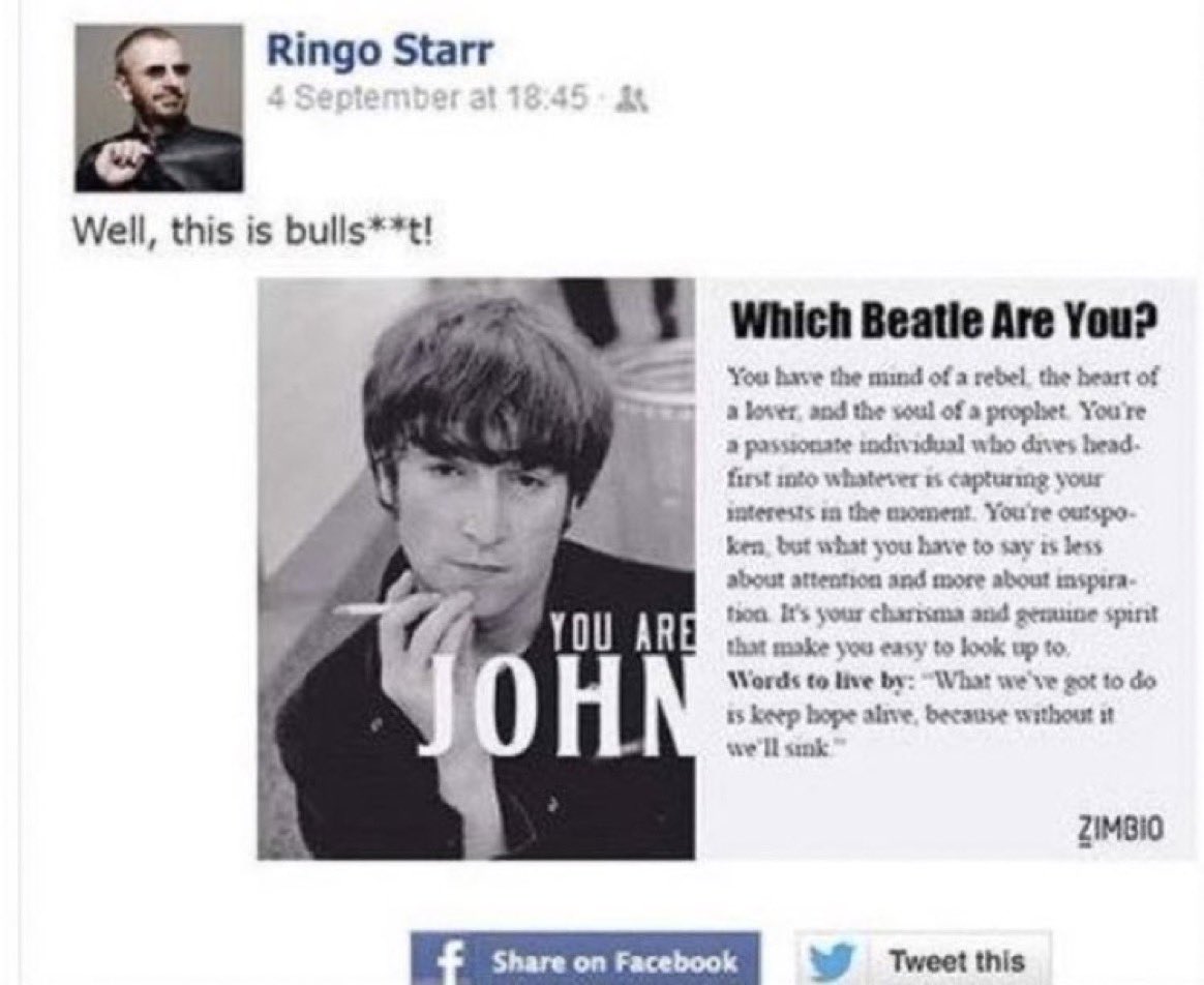 The greatest post in the history of social media.