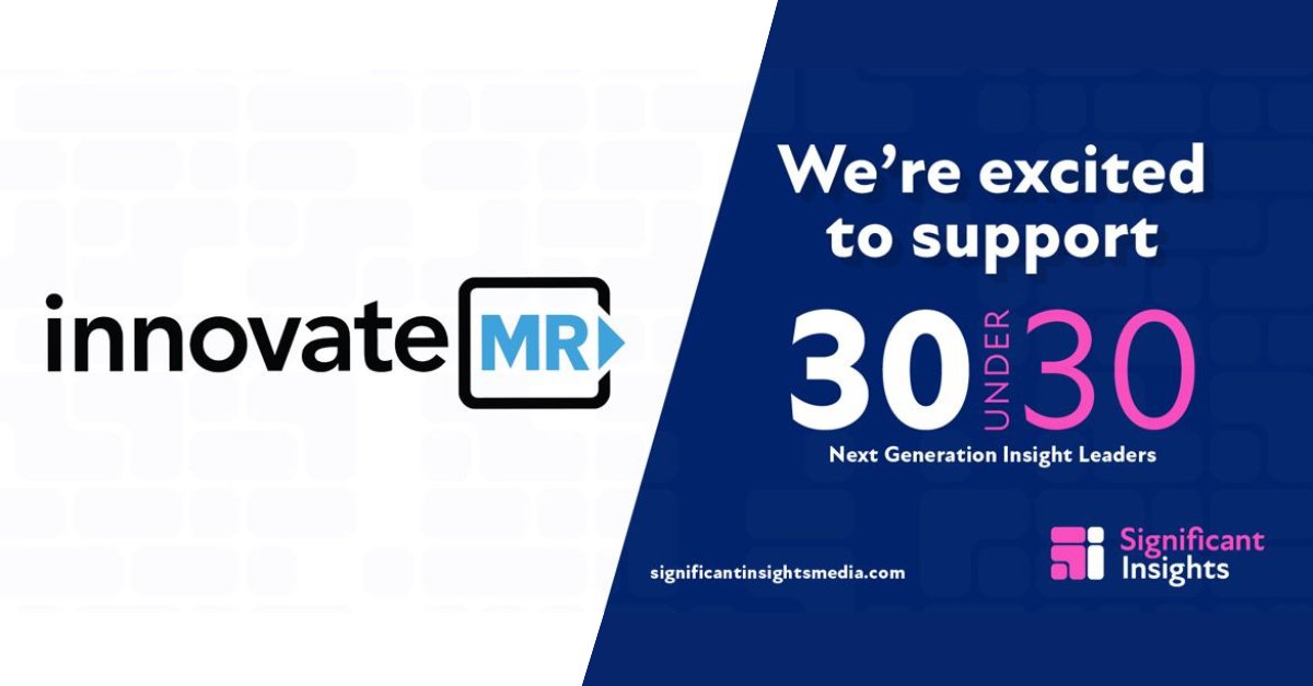 InnovateMR is a proud sponsor of the 2023 Significant Insights Media Global 30 Under 30! Join us in recognizing and nurturing the next wave of global insights leaders poised to make a substantial impact on the world of research.  #InnovateMR #Global30Under30 #InsightsLeadership