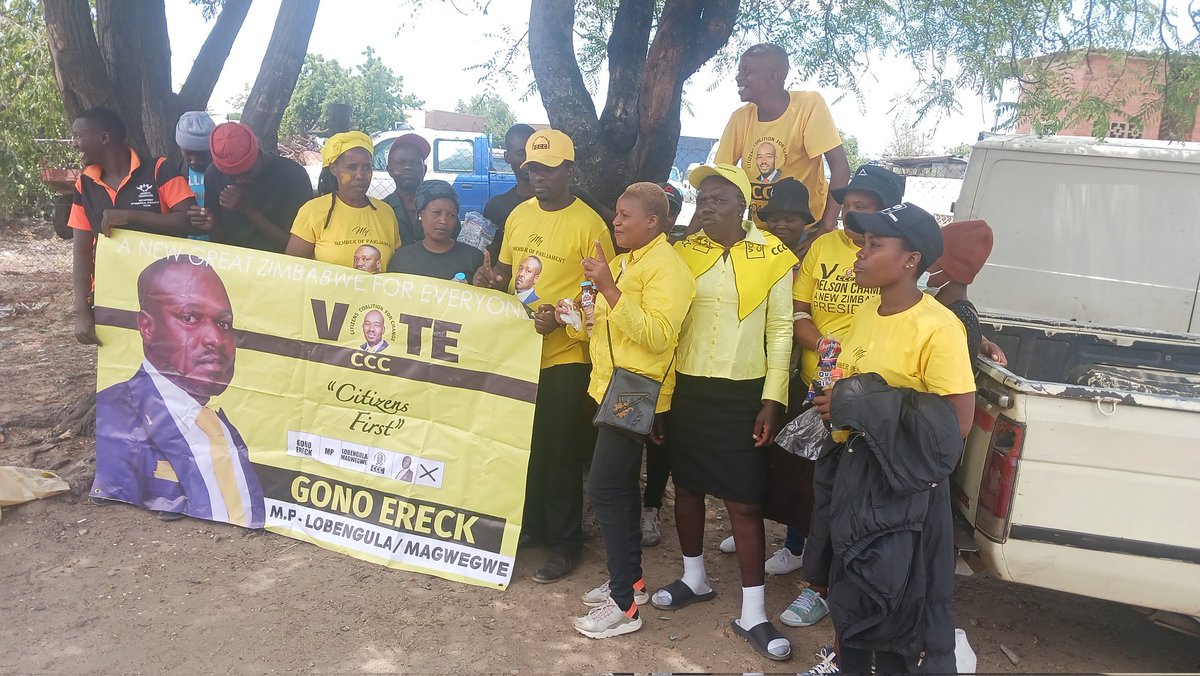 CCClobengula's tweet photo. We back in the streets for support.
Chinhu chedu ichi
#mpforeveryone
#winningforeveryone https://t.co/Q9nQynWiev