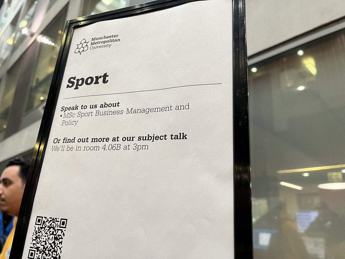 Dr Qi Peng (@qi_peng2015) on Twitter photo I am so thrilled to see so many students showing interest in our MSc Sport Business Management and Policy programme at the PG Open Day today! A big shoutout to colleagues at the Marketing Team and our amazing student ambassadors for putting together this great event! <a href="/SPU_MMU/">Sport Policy Unit - MMU</a> I am so thrilled to see so many students showing interest in our MSc Sport Business Management and Policy programme at the PG Open Day today! A big shoutout to colleagues at the Marketing Team and our amazing student ambassadors for putting together this great event! <a href="/SPU_MMU/">Sport Policy Unit - MMU</a>