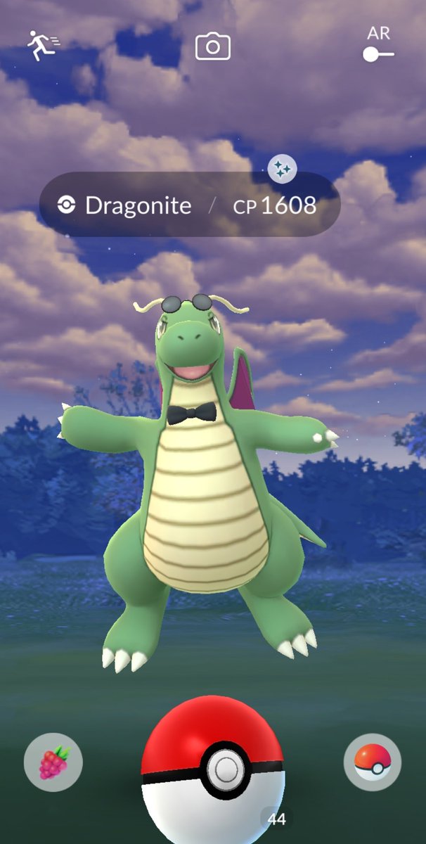 valor0547's tweet photo. Shiny Dragonite from the collection challenge!🥳 #PokemonGO #PokemonGOFashionWeek #PokemonGOfriends https://t.co/gMMxnov036