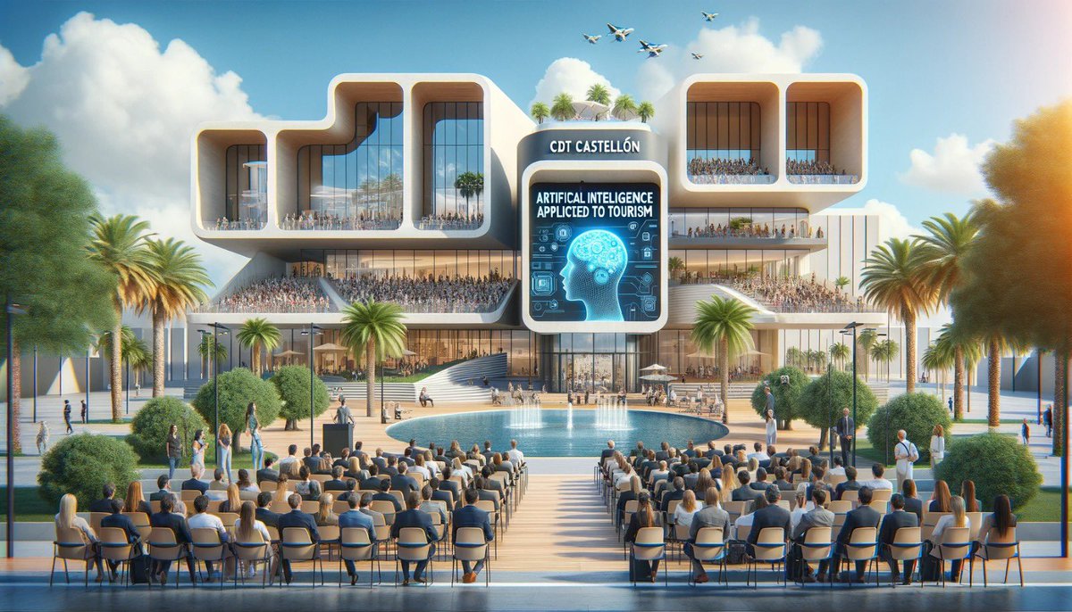 Finalizamos el día en #Castellón pidiéndole a una #IA (Dall-e) que genere una imagen basada en la jornada y aquí os la dejamos 👇🏾👇🏾

Muchas gracias a destinos de la Red #DTICV y empresas por vuestra asistencia!