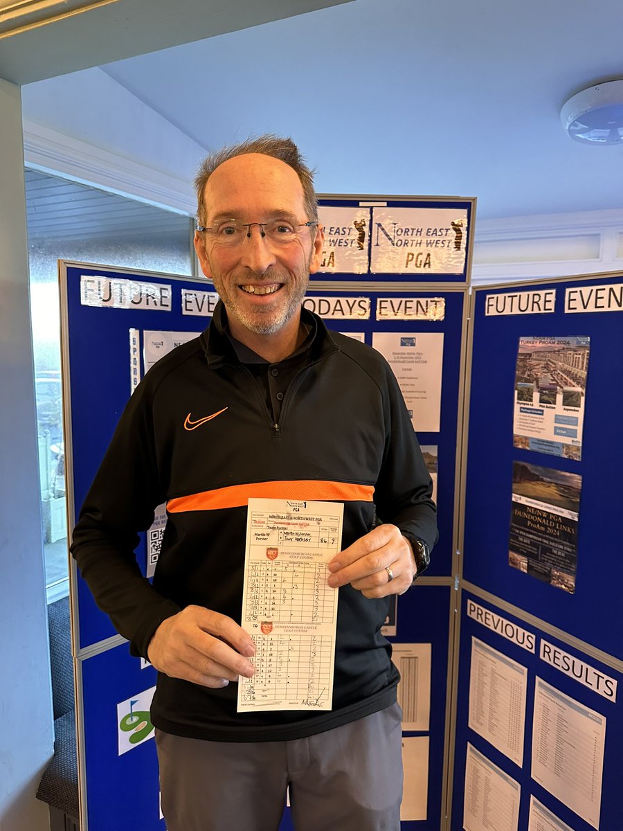 There’s nothing better than a sunny day on a links course and <a href="/Golfdunstan/">Dunstanburgh Golf</a> proved the perfect host for todays Winter Pairs ProAm

In the Pro event, it was Martin Forster who led the way, -3, 39pts, and the team event was won by <a href="/spikenes1/">Michael Nesbit</a> and Sam Knox of <a href="/westerhopegolf/">Westerhope Golf Club</a> on 44pts