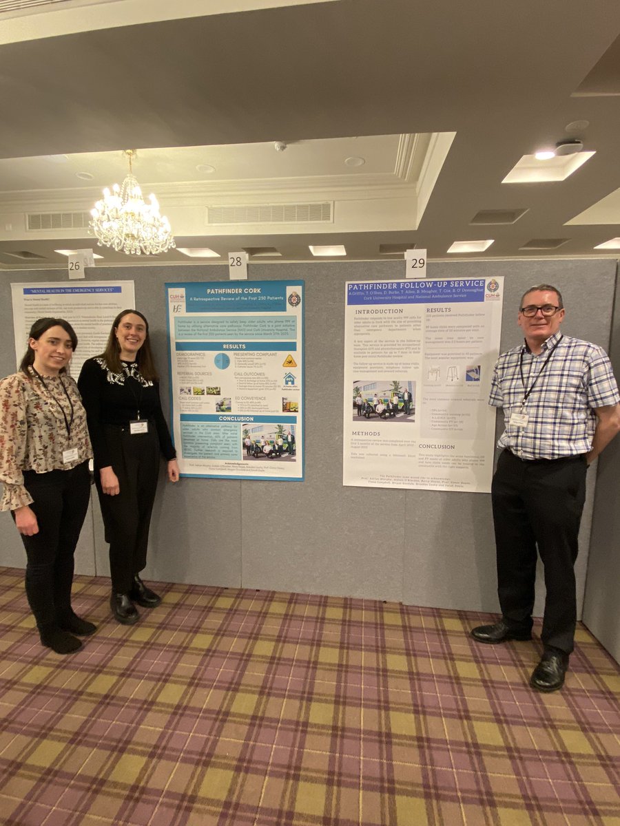 A brilliant day at the @PHECC conference in Maynooth, some great insight into the fantastic work ongoing in the pre-hospital environment. Delighted to present our work to date on the Cork Pathfinder team @AislinnGriffin1 @Brid_OD @BredaMeagher