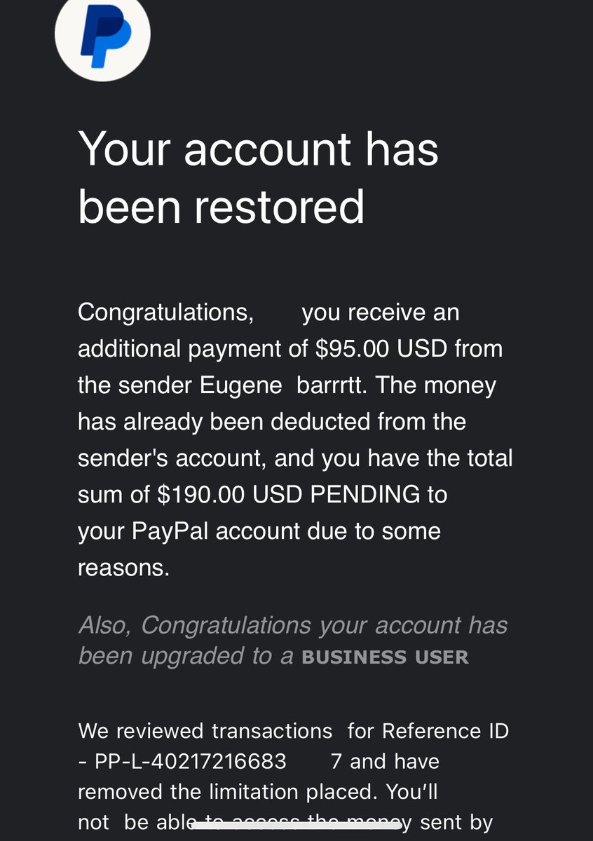 deaarts_'s tweet photo. Is this type of a scam? #helpme #scammer even the email are not official from @PayPal , i never received this kind of email from Paypal and now they ask me to do a refund even I didn’t receive the money! 😅 https://t.co/xBk0r5GtoE
