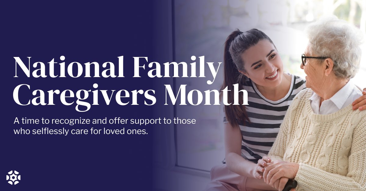 This month is #NationalFamilyCaregiversMonth, where we recognize and thank those who selflessly care for their loved ones in need. If you're a caregiver seeking support, we encourage you to visit bit.ly/3SHtGUB to find mental health resources curated by @MentalHealthAm.