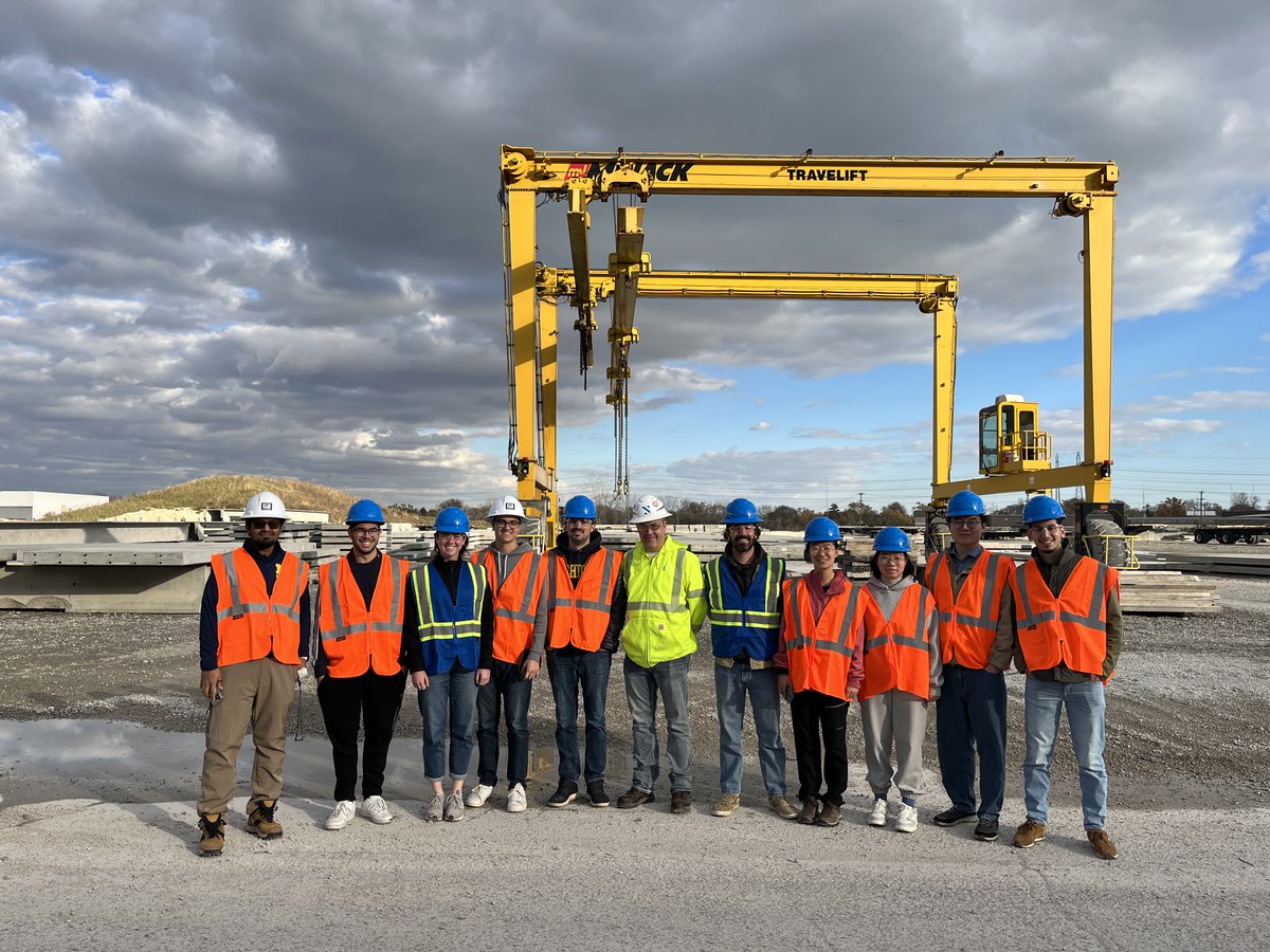 FabconPrecast's tweet photo. These brilliant minds from the University of Michigan Taubman College of Architecture &amp; Urban Planning are immersing themselves in the world of construction technology by visiting our Trenton facility 💡 https://t.co/lmqtZEFMZS